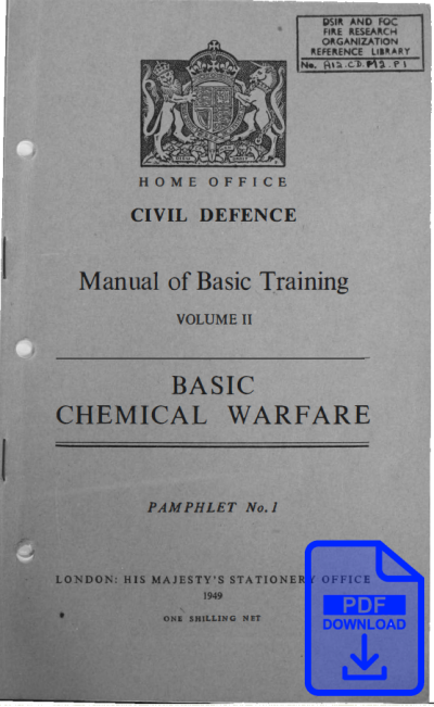 Civil Defence Manual of Basic Training volume II Basic Chemical warfare